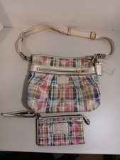 Coach madras pastel for sale  Lewisville