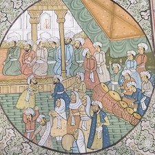 Peinture soie ancienne d'occasion  Montboyer