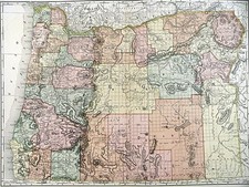 1895 map oregon for sale  Belton
