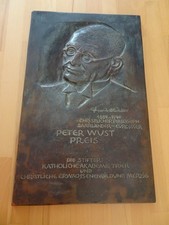 Bronzeplatte peter wust gebraucht kaufen  Speyer