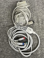Adaptador CA Nintendo Wii RVL-002 cabo de alimentação e componente cabo AV original do fabricante comprar usado  Enviando para Brazil
