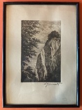 Kreidefelsen signiert lithogra gebraucht kaufen  Pockau