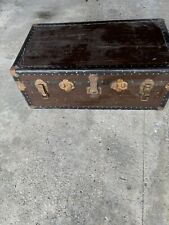 Vintage travel trunk for sale  GOSPORT