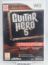 GUITAR HERO 5 NINTENDO WII e WIIU U PAL ESP ITA ITALIANO ORIGINALE COMPLETO comprar usado  Enviando para Brazil
