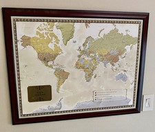 Travel map personalized for sale  Humble