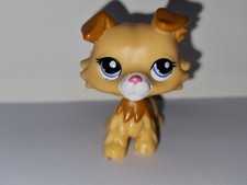 Autentyczna Littlest Pet Shop Żółtobrązowa Collie Dog #2452 Torba na ślepo LPS na sprzedaż  PL