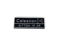 Repuestos Celestion Ditton 15 XR 15XR Altavoz Gabinete Gabinete Logotipo de plástico segunda mano  Embacar hacia Mexico