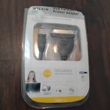 Adaptador de impressora paralela USB Belkin com software de instalação F5U002v1 P47193 comprar usado  Enviando para Brazil