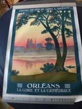 Orleans affiche entoilée d'occasion  Orthez
