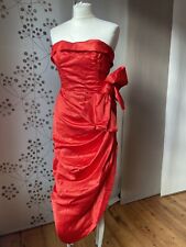 Red strapless dress for sale  SOUTHAMPTON