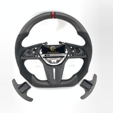 Volante de fibra de carbono fosco real para Nissan GTR GT-R R35 2017-2024 comprar usado  Enviando para Brazil