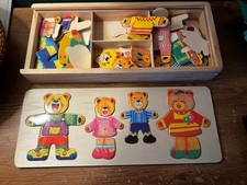 Wooden dress teddy for sale  KINGSTON UPON THAMES