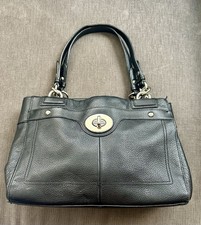 Coach black pebbled for sale  Dunn Loring