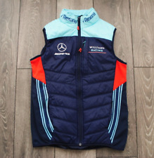 JAQUETA COLETE FEMININA MÉDIA WILLIAMS MARTINI RACING F1 FORMULA ONE SEM MANGAS TOP comprar usado  Enviando para Brazil