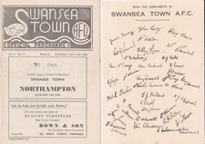 Football programme swansea for sale  WAKEFIELD