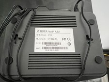 Adaptador de porta de voz VoIP ATA modelo 2FXS com cabo de alimentação , usado comprar usado  Enviando para Brazil