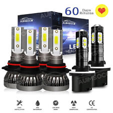 Combo luz LED frontal para carro + lâmpadas de neblina 6x 6000K para Chevy S10 99-2003 comprar usado  Enviando para Brazil