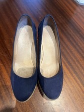 Blue suede round for sale  LONDON