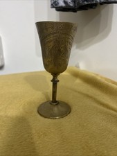 Vintage brass etched for sale  NEWPORT