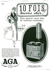 Antique 1937 aga d'occasion  Expédié en Belgium