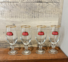 4 copos de cerveja STELLA ARTOIS novo estilo aro dourado com pés 33CL (11,2 oz) comprar usado 4 copos de cerveja STELLA ARTOIS novo estilo aro dourado com pés 33CL (11,2 oz) comprar usado  Enviando para Brazil