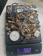 LOTE ART DÉCO ANTIGO VINTAGE FOLHEADO A OURO E PRATA ESTERLINA PARA SUCATA 500 GRAMAS comprar usado  Enviando para Brazil