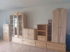 Wohnwand birne massiv gebraucht kaufen  Butzbach