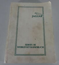 Werkstatthandbuch jaguar serie gebraucht kaufen  Jever