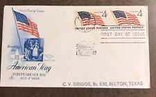 Star flag fdc for sale  Temple