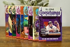 Goosebumps Book Lot of 9 Scholastic RL Stine 1st Prints 1990’s Horror, usado comprar usado  Enviando para Brazil