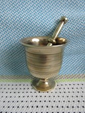 Vintage brass mortar for sale  WYMONDHAM