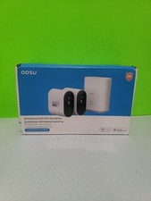 Câmeras de segurança AOSU sistema externo sem fio, verdadeiro 2K HD 2-Cam-Kit caixa aberta  comprar usado  Enviando para Brazil