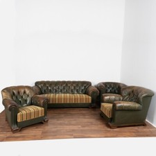 Vintage green leather for sale  Round Top