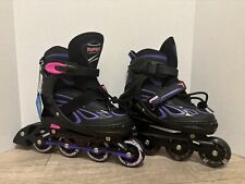 Usado, Patins esportivos em linha Zpm tamanho EUA 1y/4y ajuste roxo/preto médio I-123 comprar usado  Enviando para Brazil