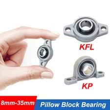 Rolamento de bloco de travesseiros KP KFL 8mm 10mm 12mm 16mm 20mm 25mm 30mm furo eixo carcaça, usado comprar usado  Enviando para Brazil