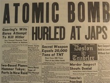 Vintage newspaper headlines for sale  Hamilton