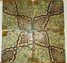 Antiche mattonelle maiolica usato  Ribera