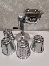 Cortador manual de alimentos e vegetais vintage King Kutter processador de alimentos com 4 cones comprar usado  Enviando para Brazil