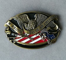 Gürtelschnalle proud american gebraucht kaufen  Recklinghausen