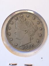 ESTADOS UNIDOS - V CENTS - 1900 - NIQUEL - MBC+, usado comprar usado  Enviando para Brazil