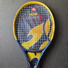 Raquete de tênis Wilson US Open 4 1/4"" tamanho aderência grafite titânio com tampa comprar usado  Enviando para Brazil