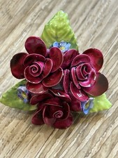 Coalport china brooch for sale  MAIDENHEAD