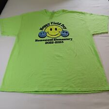 Usado, Camiseta Verde Masculina Port & Company "Happy Field Day Homestead Elementary" Tamanho 2XL comprar usado  Enviando para Brazil