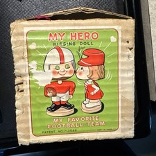 Boneca Pittsburg Steelers My Hero Kissing vintage década de 1960 caixa e apenas menina, usado comprar usado  Enviando para Brazil