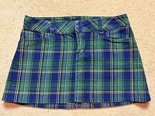 Mini saia xadrez escolar vintage anos 90 Y2K Abercrombie & Fitch anos 2000 4 comprar usado  Enviando para Brazil