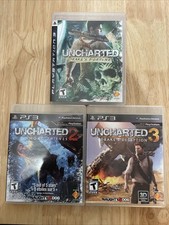 Usado, Uncharted pacote com 1, 2 e 3 (Playstation 3 PS3) todos os discos perfeitos na caixa comprar usado  Enviando para Brazil