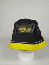 Invicta Racing Black Bucket Hat relógio carro corrida esportes a motor, tamanho único, usado comprar usado  Enviando para Brazil