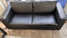 Black seated sofa for sale  WALTON-ON-THAMES