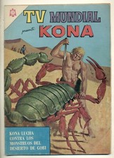 TV MUNDIAL #52 KONA Los Gigantes del Desierto, Editorial Novaro Comic 1965 comprar usado  Enviando para Brazil