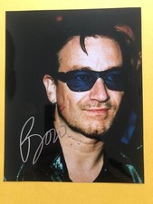 Bono signed colour for sale  ENFIELD